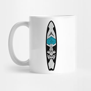 surfboard art, surfing surfer vibes, v3 Mug